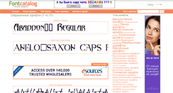 Desktop Screenshot of modern.font-cat.com